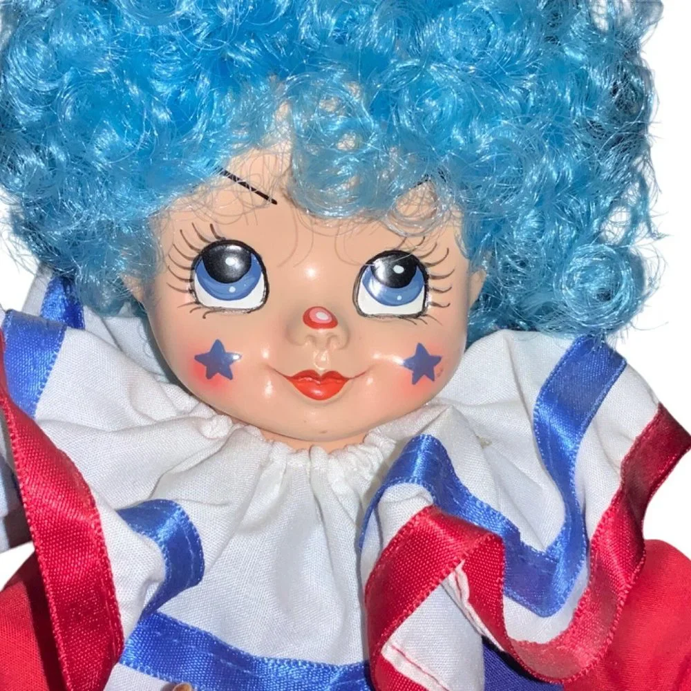 July Calendar Clown  Doll- Brinn's 1986 Uncle Sam's Birthday - Picture 3 of 10